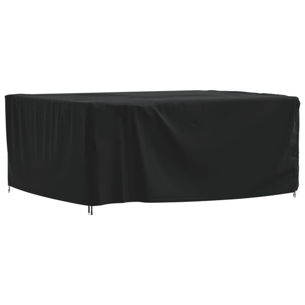 vidaXL Capa para mobili&aacute;rio de jardim 242x182x100 cm 420D oxford preto