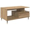 vidaXL Mesa de centro Carvalho Artesanal 90 x 49 x 45 cm