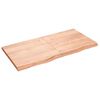 vidaXL Prateleira de parede 120x60x(2-4) cm carvalho tratado castanho