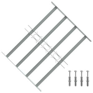Grelha de seguran&ccedil;a ajust&aacute;vel p/ janelas com 4 traves 500-650 mm