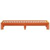 vidaXL Sof&aacute;-cama com gavet&atilde;o 80x200 cm madeira de pinho castanho cera