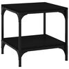 vidaXL Mesa de apoio 40x40x40 cm derivados de madeira preto