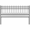 vidaXL Cerca com Anel Spike HORST 200 x 130 cm A&ccedil;o revestido a p&oacute;