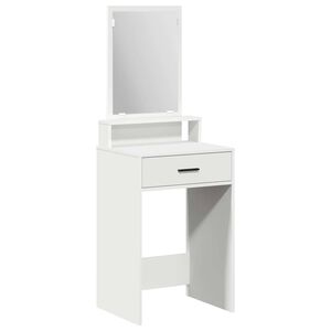 vidaXL Mesa de vestir Branco 50 x 41 x 140 cm Derivados de Madeira