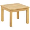 vidaXL Mesa de centro Ac&aacute;cia clara 45 x 45 x 36 cm