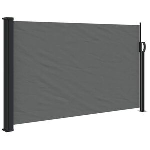 vidaXL Toldo lateral retr&aacute;til antracite 120x500 cm