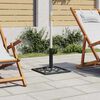 vidaXL Base para guarda-sol ferro fundido 44x44x31 cm verde
