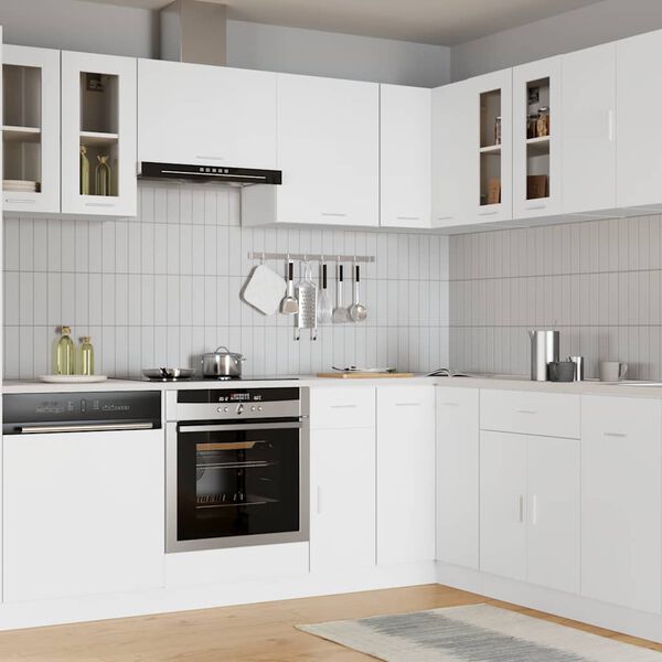 vidaXL Arm&aacute;rio de parede c/ vidro &ldquo;Lyon&rdquo; 60x31x60 cm branco