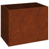 vidaXL Vaso de Jardim Ferro Enferrujado 50 x 32 x 40 cm