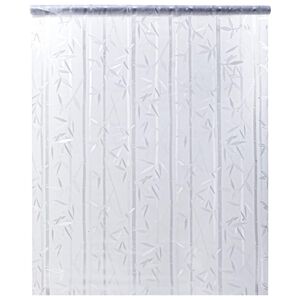 vidaXL Pel&iacute;cula para janela fosca 60x500 cm PVC padr&atilde;o de bambu