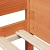 vidaXL Cama sem colchão 90x190 cm madeira de pinho maciça castanho-mel
