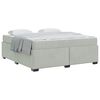 vidaXL Estrutura da Cama Cinzento-claro 180 x 200 cm tecido
