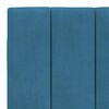vidaXL Estrutura de cama sem colch&atilde;o Hanko 180x200 cm veludo azul