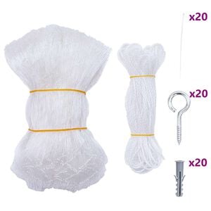vidaXL Rede para gatos transparente 3x2 m Nylon