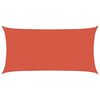vidaXL Para-sol estilo vela 160 g/m&sup2; 4x7 m PEAD terracota