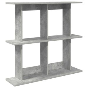 vidaXL Prateleira de Parede Montagem na parede Cinzento Cimento