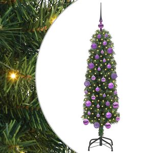 vidaXL &Aacute;rvore de Natal Artificial Verde 120 cm PVC e A&ccedil;o e Pl&aacute;stico