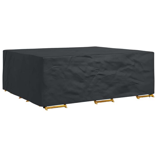 vidaXL Capa para M&oacute;veis Liso Preto 300 x 250 x 70 cm 210D