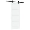 vidaXL Porta Deslizante ORKDAL 83 x 202 cm Madeira de Pinho Maci&ccedil;a