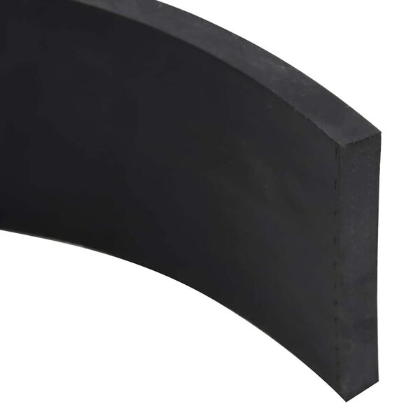 vidaXL Borda de borracha para limpa-neves 150x10x1 cm preto