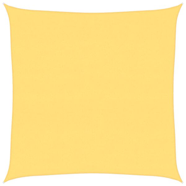 vidaXL Para-sol estilo vela 160 g/m&sup2; 6x6 m PEAD bege