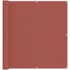 vidaXL Tela de Varanda Terracota 110 x 400 cm Tecido Oxford