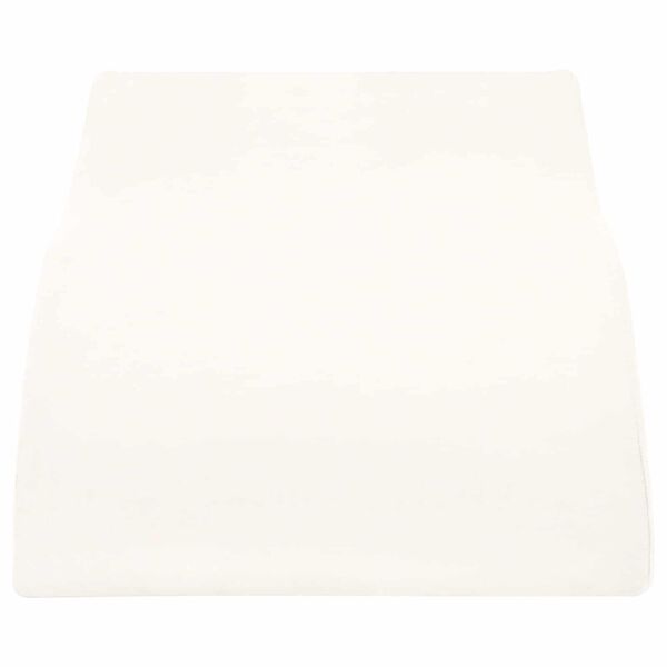 vidaXL Travesseiro para Perna Branco 68 x 40 x 18 cm