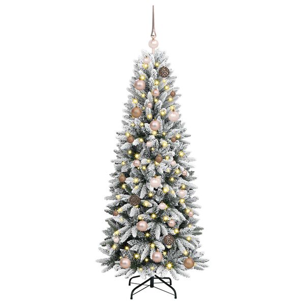 vidaXL &Aacute;rvore de Natal Artificial com 150 LEDs Branco 150 cm
