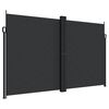 vidaXL Toldo lateral retr&aacute;til 200x1000 cm preto