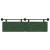 vidaXL Cabeceira Suspensa Liso Verde Selva 170 x 55 x 5 cm