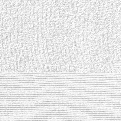 vidaXL Toalhas de mãos 10 pcs algodão 350 g 50x100 cm branco