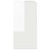 vidaXL Prateleiras parede forma de cubo 2 pcs 30x15x30cm branco brilh.