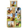 Good Morning Capa de edred&atilde;o 5752-P HORSES 135x200 cm multicor