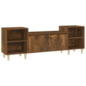 vidaXL M&oacute;vel de TV 160x35x55 cm derivados de madeira carvalho fumado