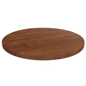 vidaXL Tampo mesa redondo &Oslash;30x1,5 cm carvalho tratado castanho-escuro