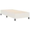 vidaXL Estrado de cama plataforma Creme 100 x 200 cm