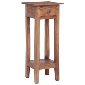 vidaXL Suporte para plantas 30x30x75 cm madeira de mogno maci&ccedil;a