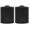 vidaXL Colunas de som para parede interior/exterior 2 pcs 80 W preto