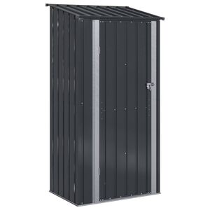 vidaXL Abrigos de jardim Antracite 103 x 74 x 200 cm Metal