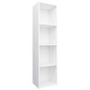 vidaXL Estante/m&oacute;vel de TV 36x30x143 cm derivados de madeira branco