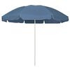vidaXL Guarda-sol de praia 240 cm azul
