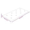 vidaXL Cabeceira de Parede 12 pcs Creme 60 x 30 cm Couro Sint&eacute;tico