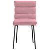 vidaXL Cadeiras de jantar 4 pcs veludo rosa