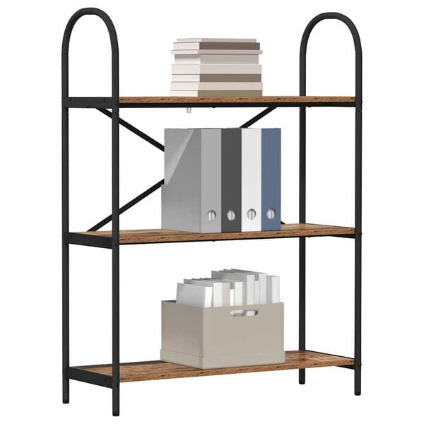 vidaXL Estante Madeira antiga 80 x 30 x 109 cm Madeira processada