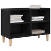 vidaXL Gabinete para TV Carvalho Preto 69,5 x 30 x 50 cm