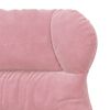 vidaXL poltrona Rosa 69 x 74 x 93 cm Veludo
