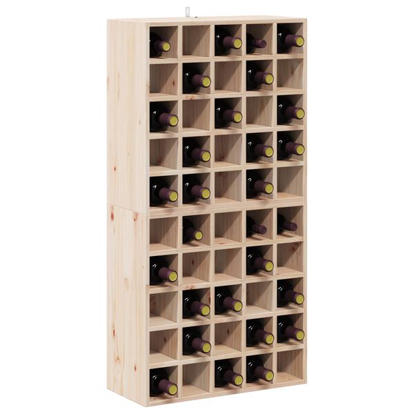 vidaXL Escorredor de Vinho 2 pcs Natural 56 x 25 x 56 cm