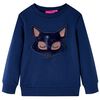 Sweatshirt para crian&ccedil;a azul-marinho 104
