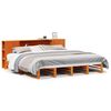 vidaXL Cama sem colch&atilde;o 200x200 cm madeira maci&ccedil;a castanho-mel
