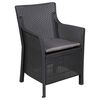 vidaXL poltrona Antracite PP